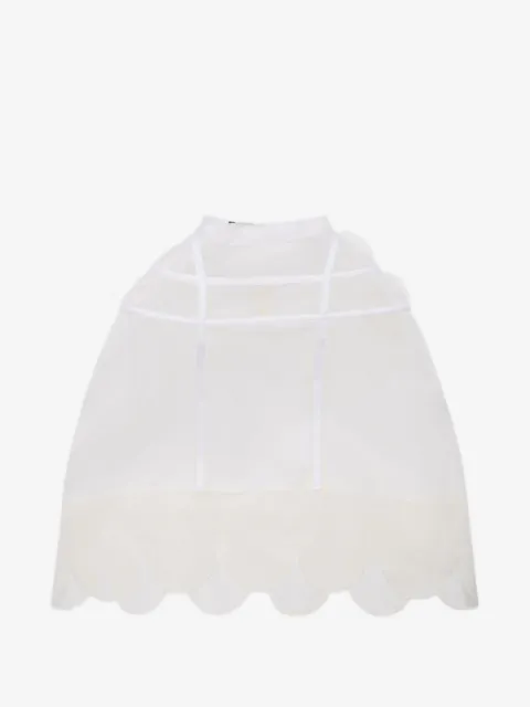 Simone Rocha sheer hoop mini skirt