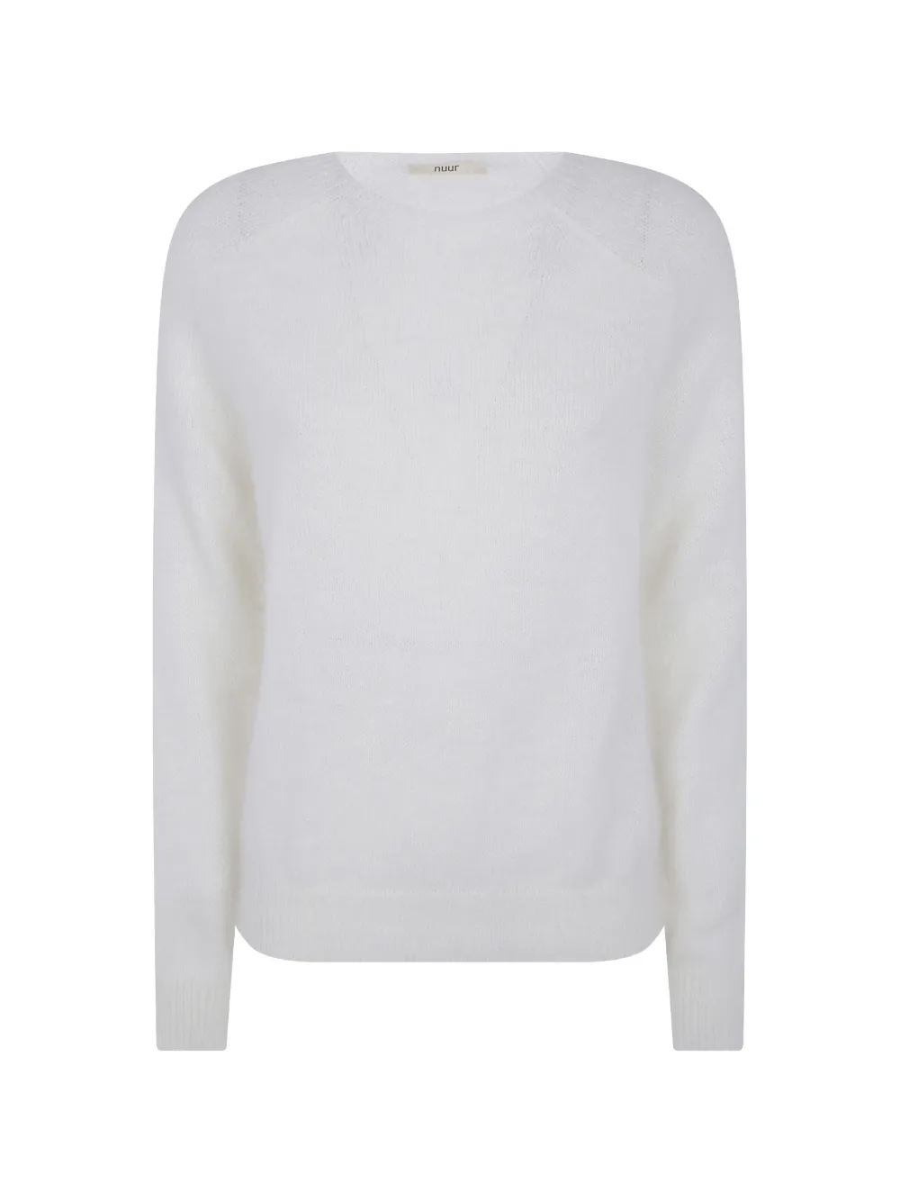 Nuur round-neck raglan-sleeve sweater - Weiß