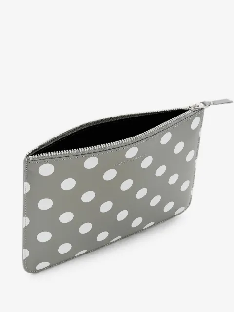 Comme Des Garçons Wallet polka-dot zip-top pouch