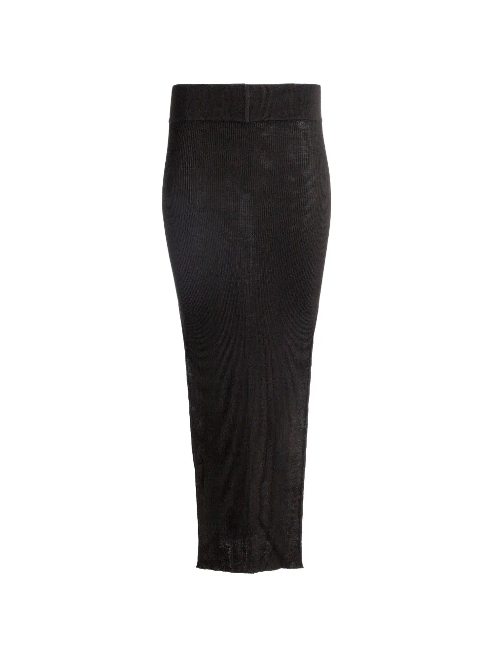Rick Owens High-waist Maxi Skirt In Black