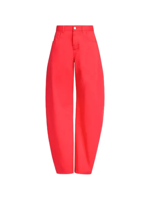 Alaïa curved-leg jeans
