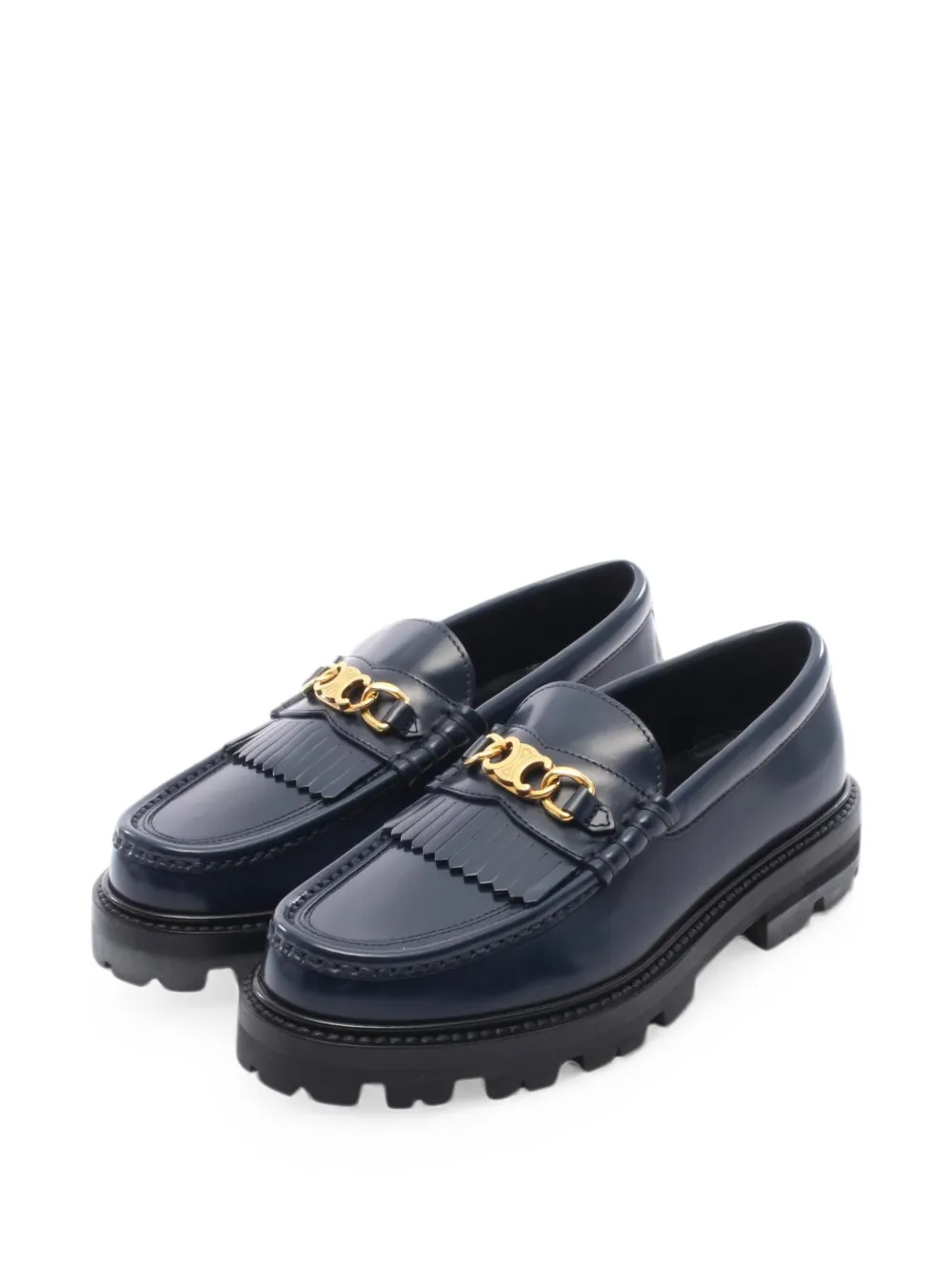 Celine Pre-Owned 2010s Triomphe Margaret loafers - Blu