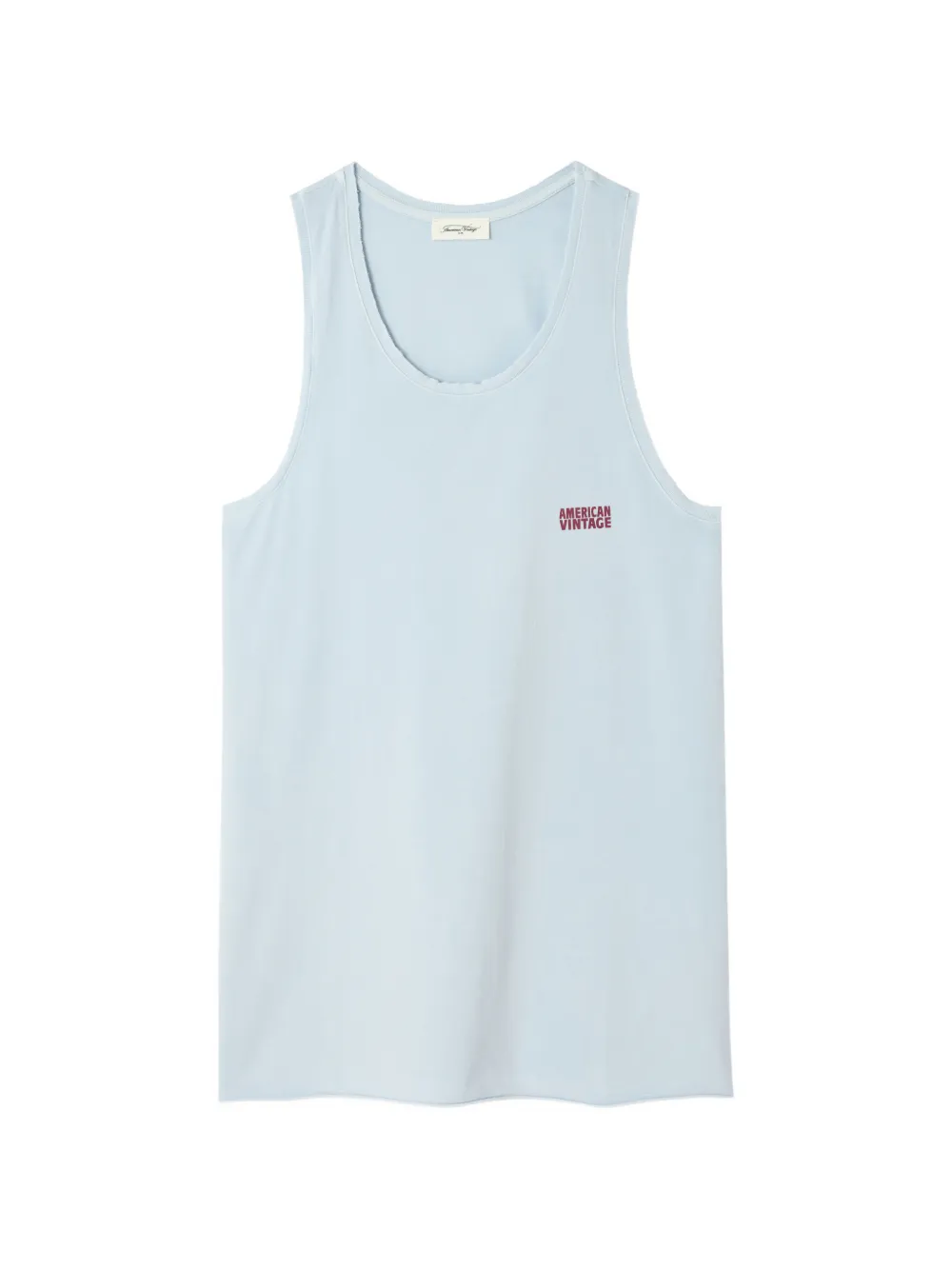 American Vintage Pymaz logo-print tank top - Blu