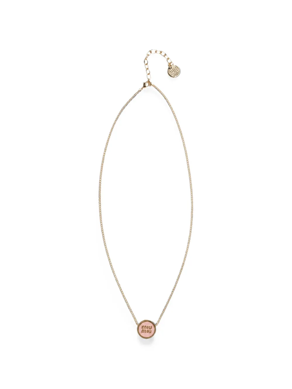 Miu Miu metal necklace - Gold