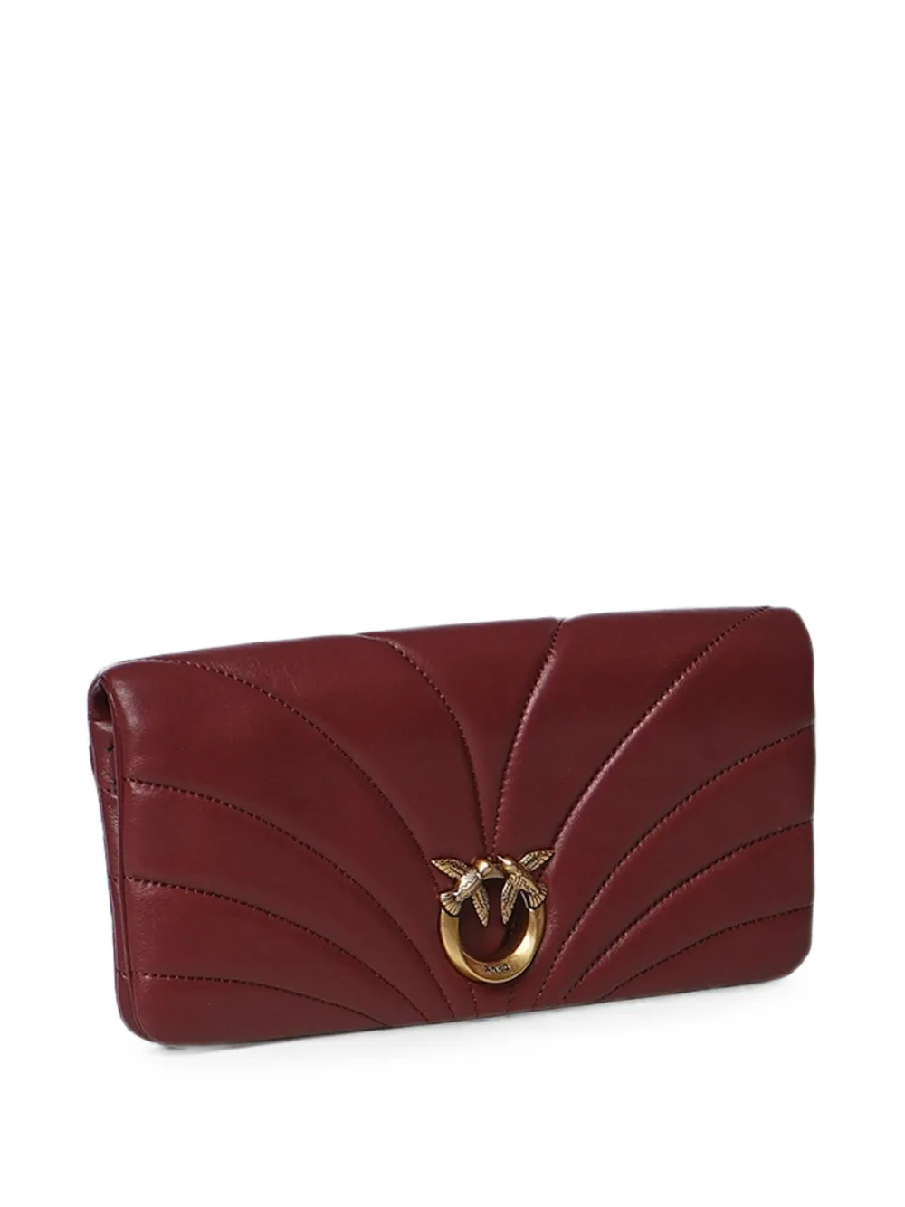 PINKO Love Bird gewatteerde schoudertas Rood