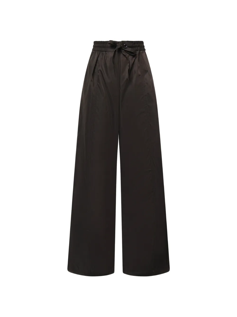 PINKO elasticated drawstring-waist trousers - Marrone