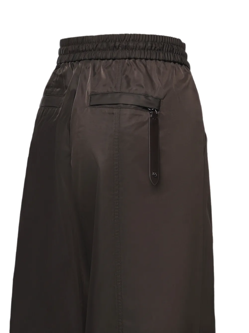 PINKO Broek met trekkoordtaille Bruin