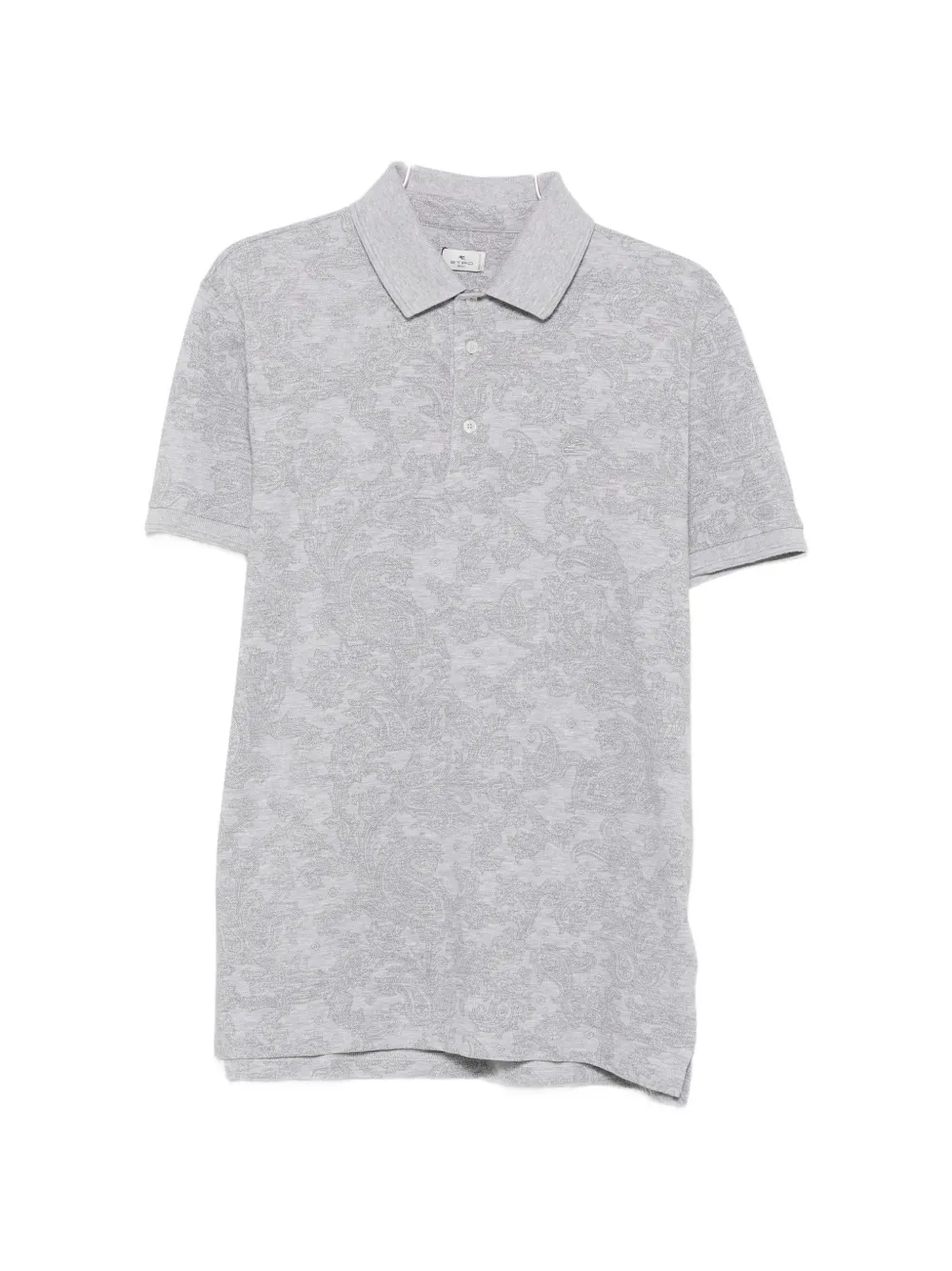 ETRO paisley-print polo shirt - Grau