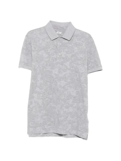 ETRO polo med paisleytryk