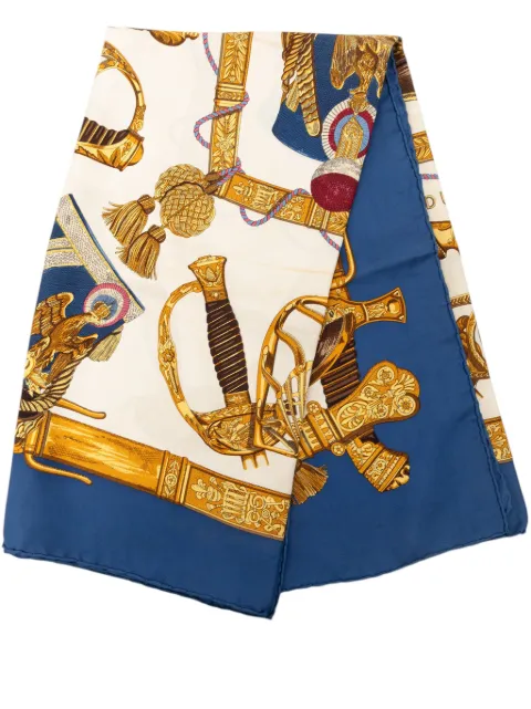 Hermès Pre-Owned 1990-2000 Grand Uniforme Silk Scarf 90 scarves
