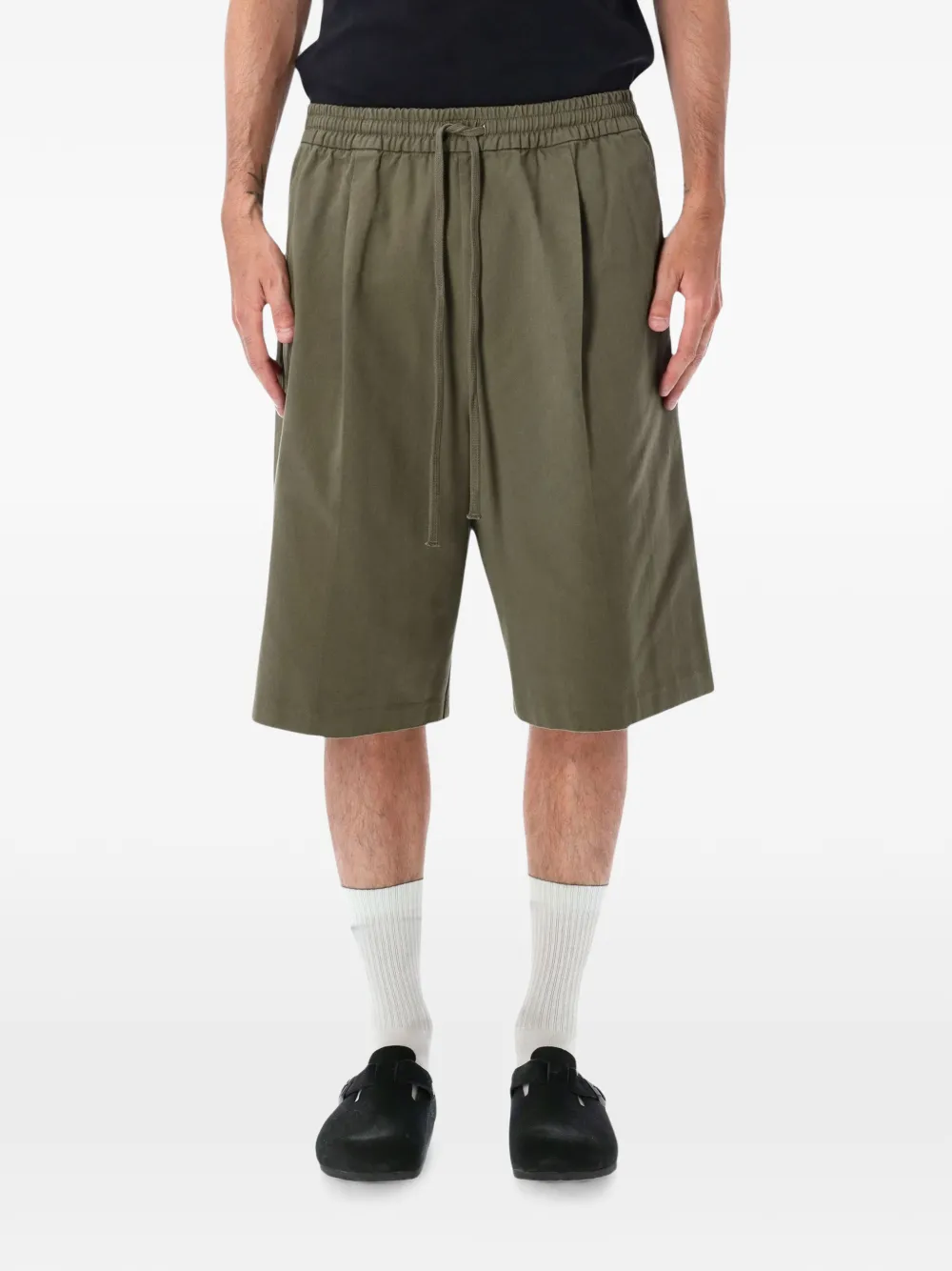 FEAR OF GOD ESSENTIALS Bermudas mit Kordelzug - Grün