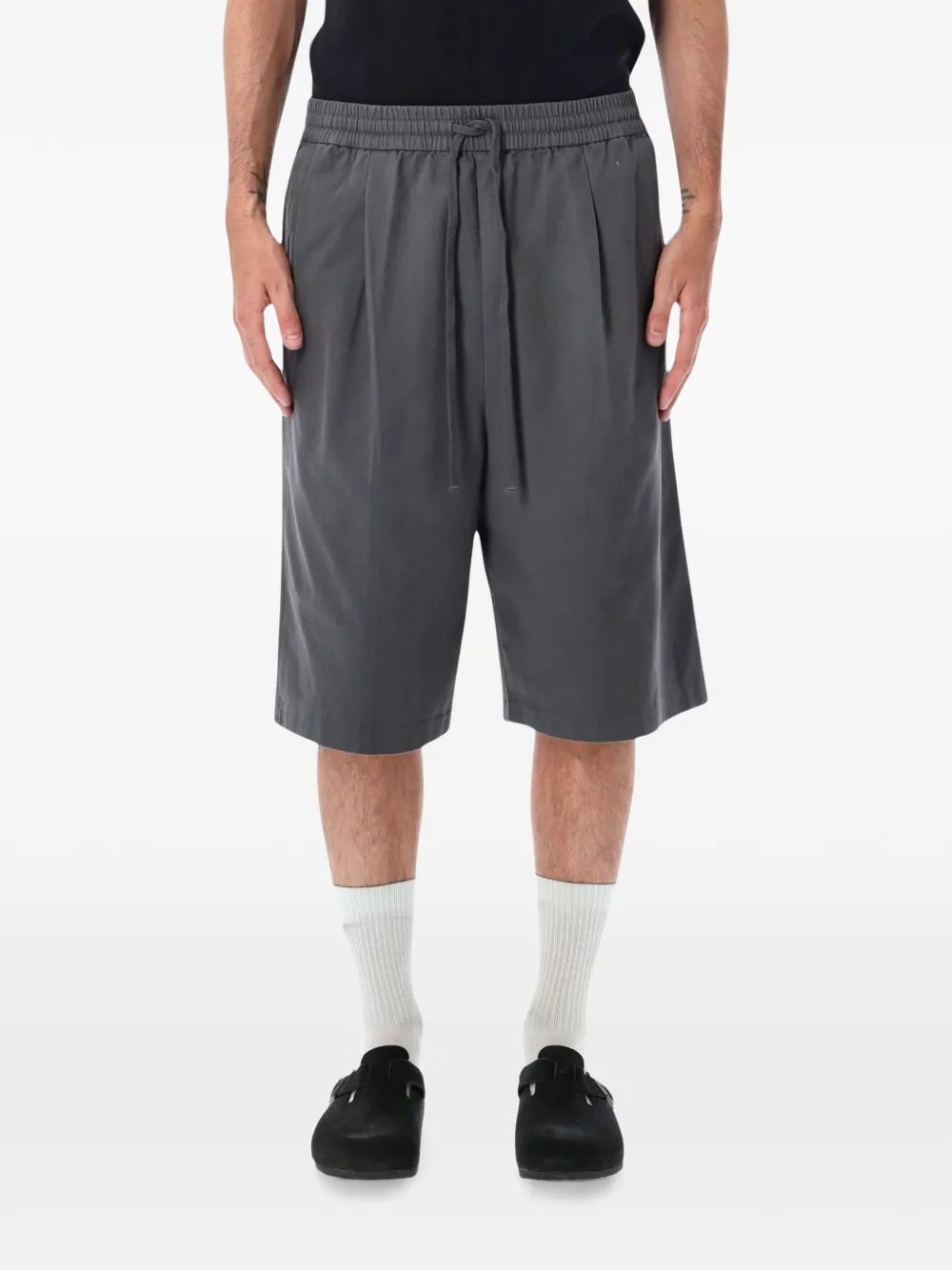FEAR OF GOD ESSENTIALS Essentials drawstring bermuda shorts - Grigio
