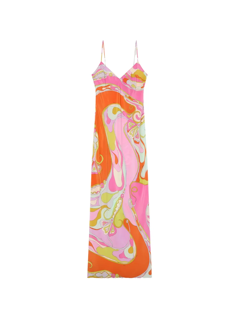 PUCCI Orchidee-print silk dress - Rosa