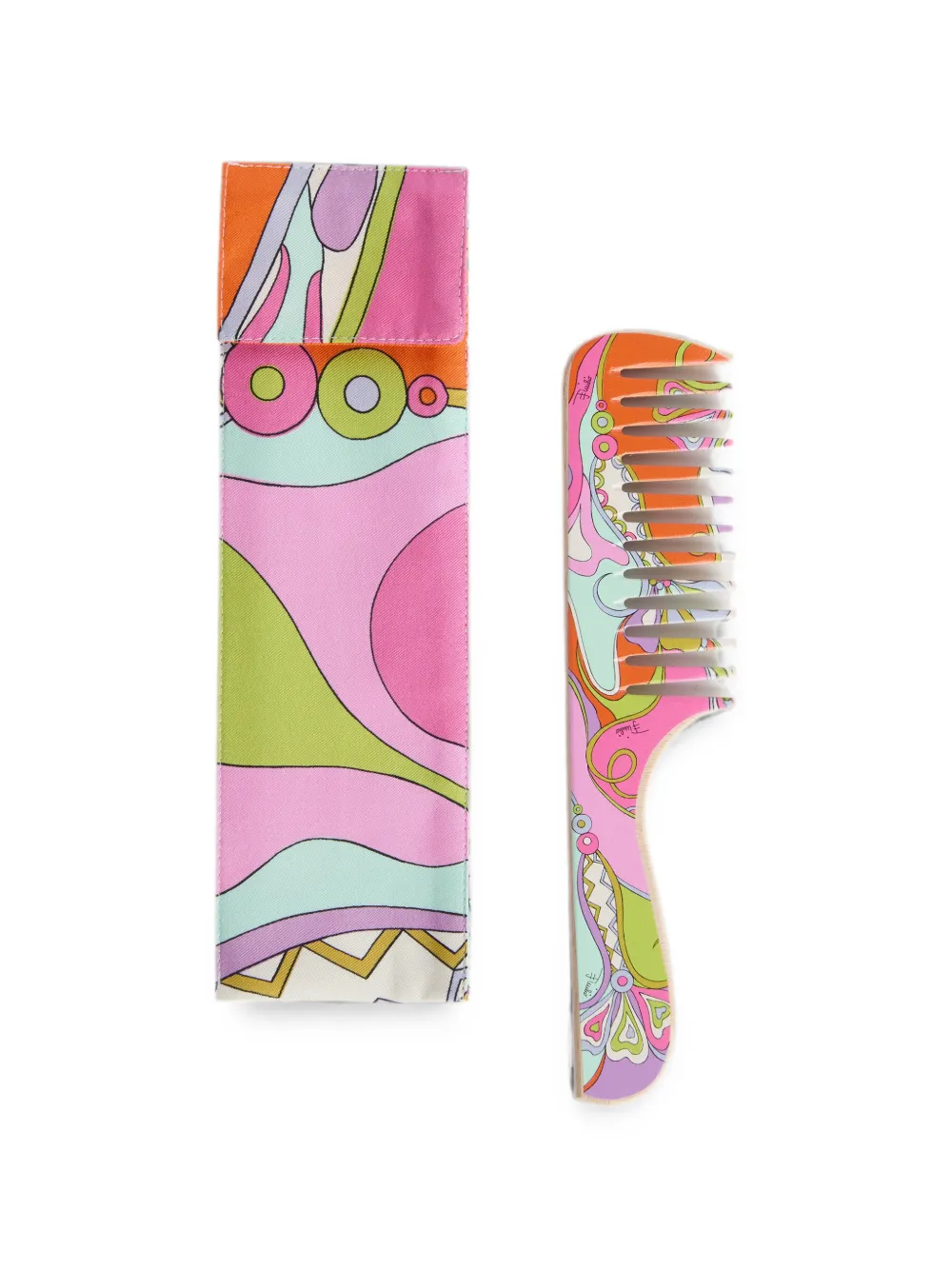 PUCCI Orchidee-print comb - Rosa