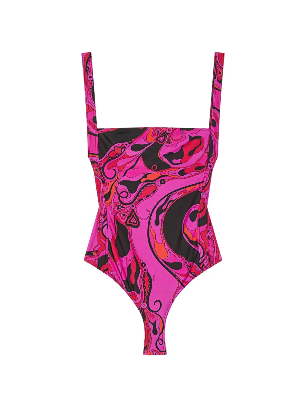 PUCCI Costume intero con stampa Orchidee - Rosa