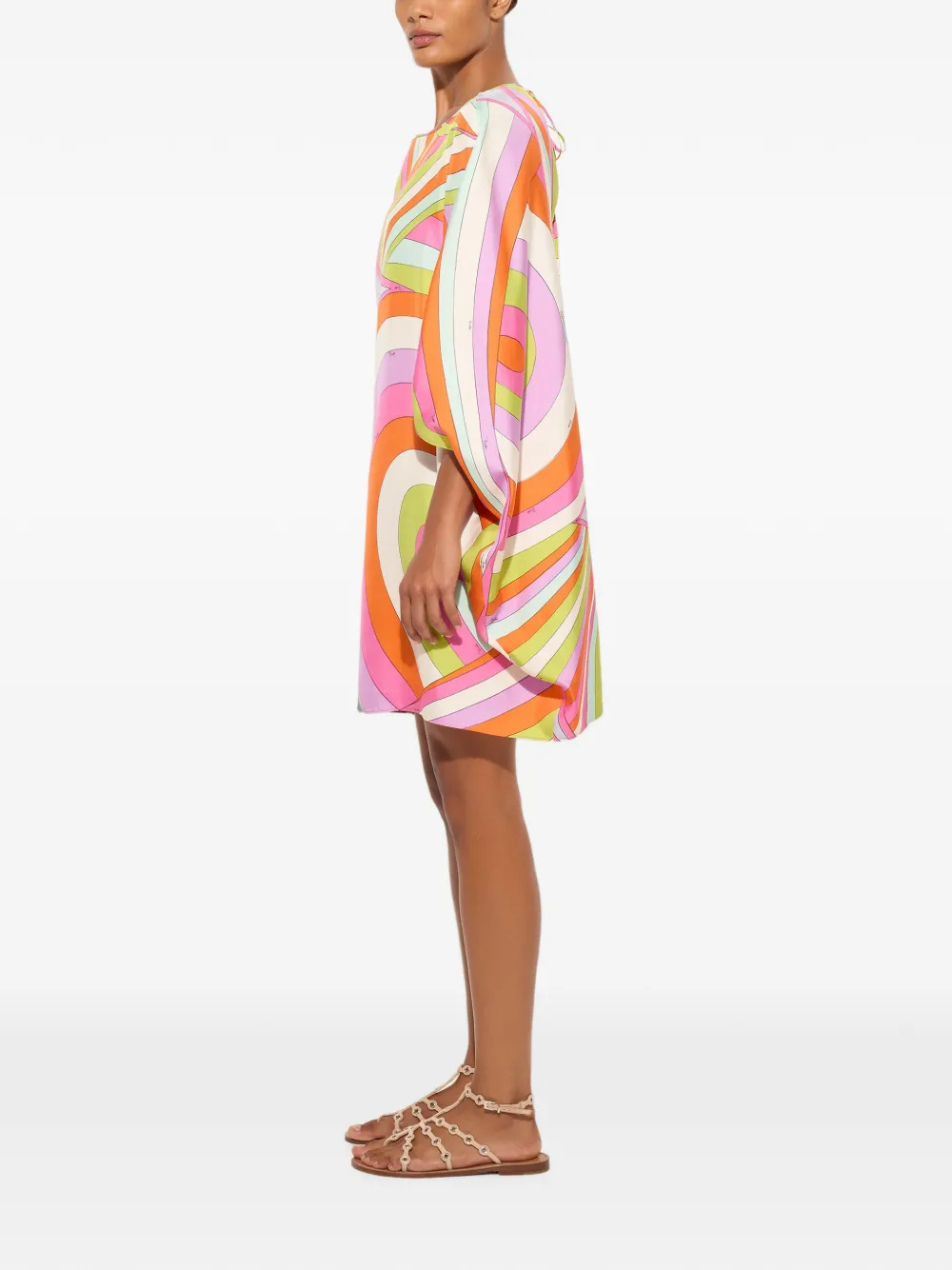 PUCCI Tuniek met print Oranje