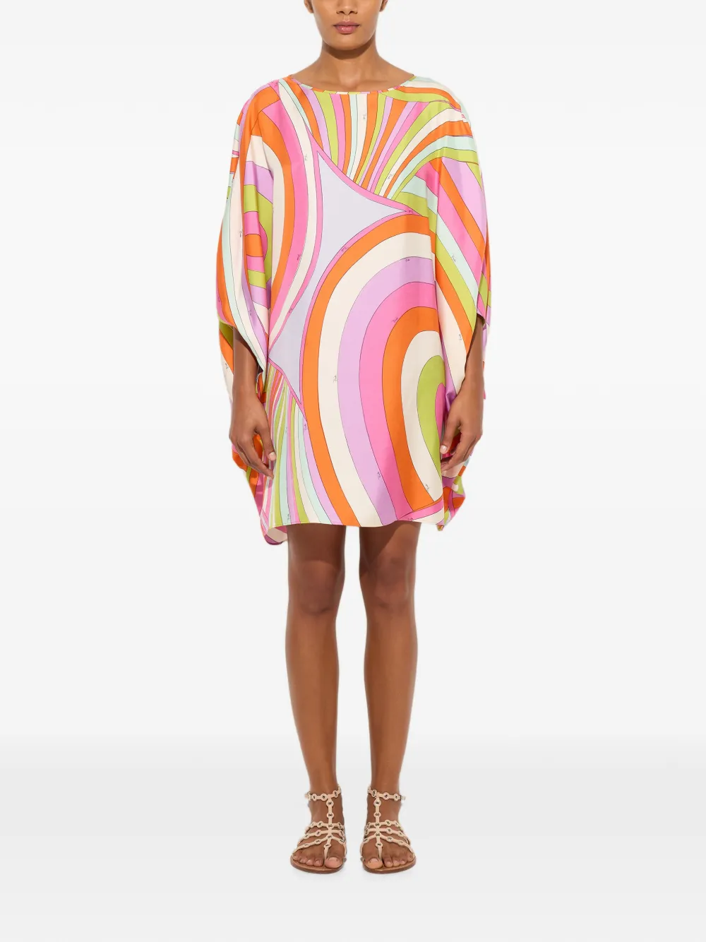 PUCCI Tuniek met print Oranje