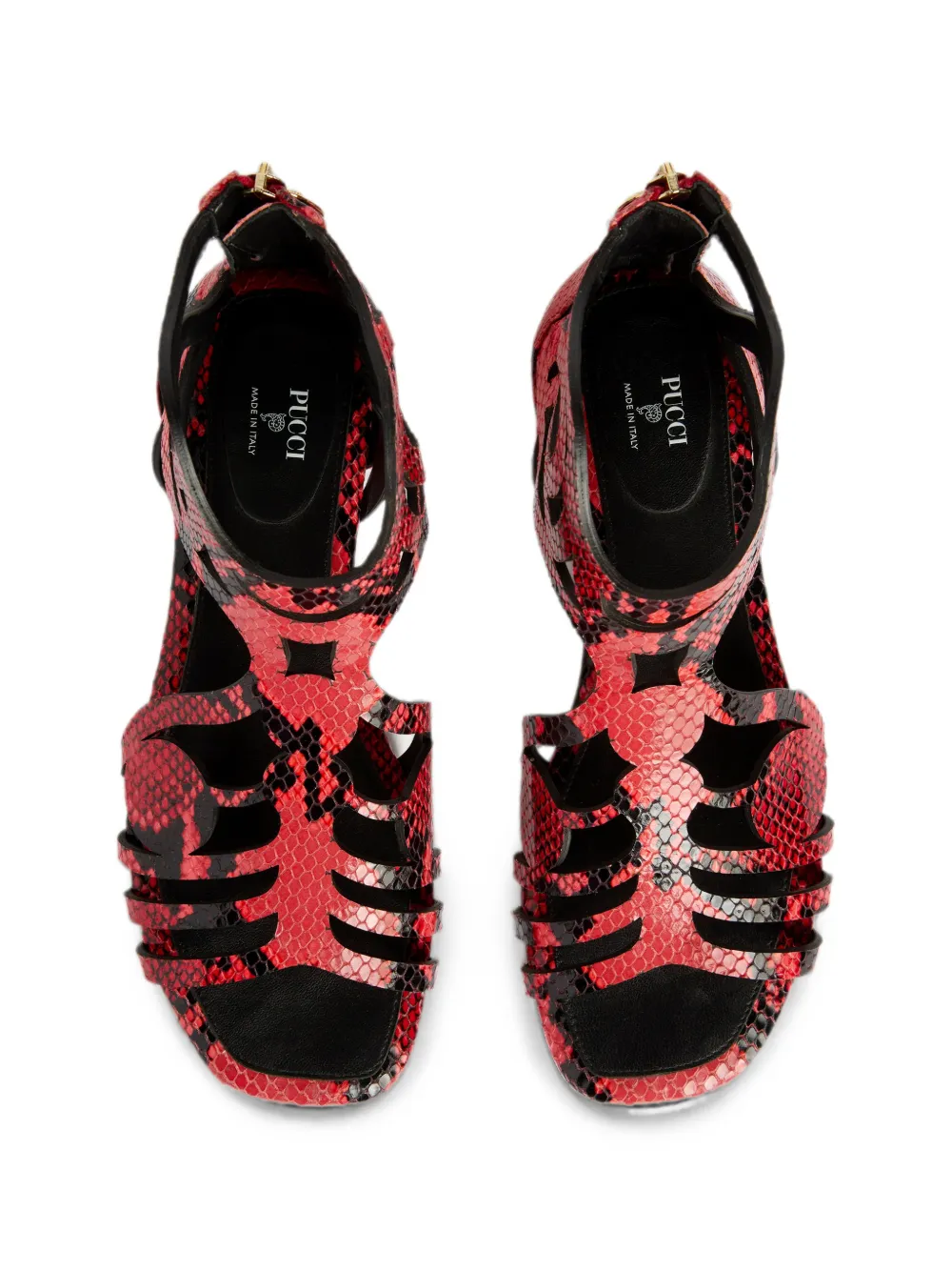 PUCCI Gladiator low-top sandalen Oranje