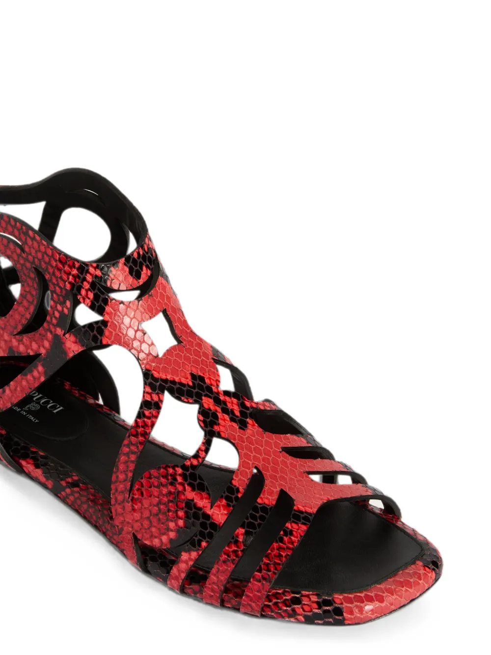 PUCCI Gladiator low-top sandalen Oranje