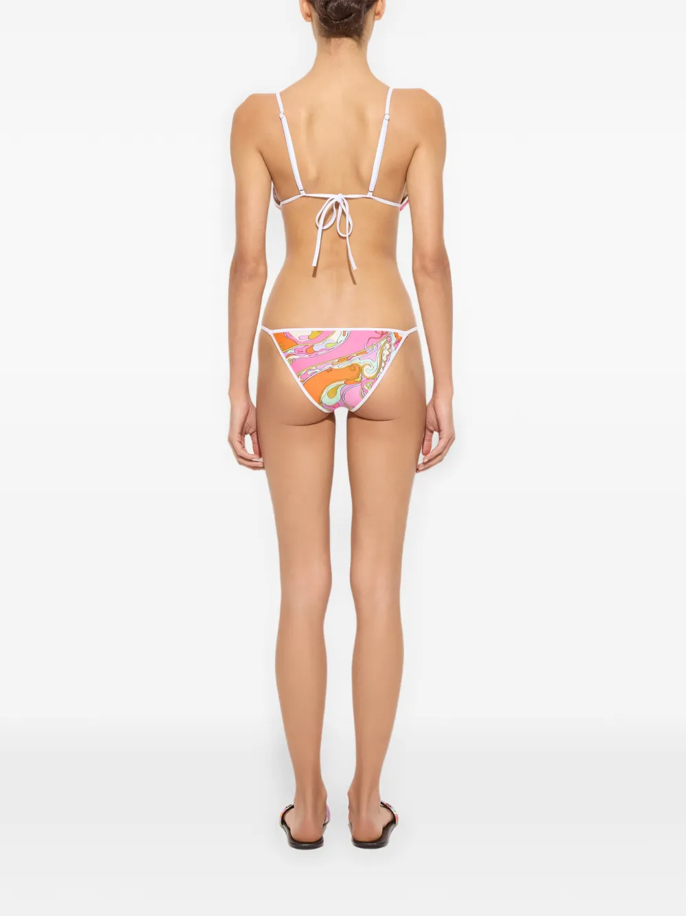 PUCCI Orchidee bikinislip met abstracte print Roze
