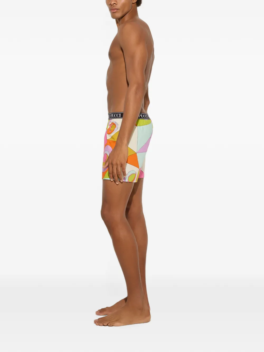 PUCCI Occhi shorts met geometrische print Oranje