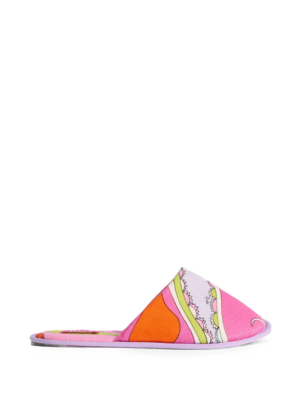 PUCCI Slippers in spugna con stampa Orchidee - Rosa