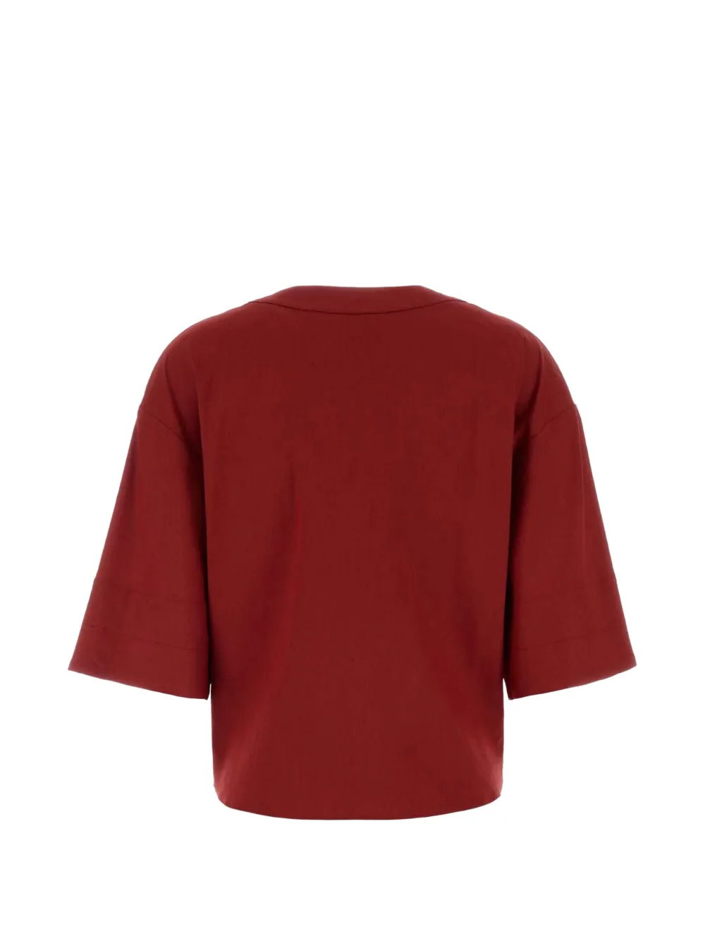 Max Mara Sospiro tuniek met V-hals Rood