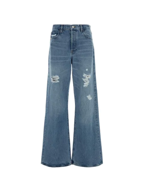 FRAME The Loose distressed-effect jeans