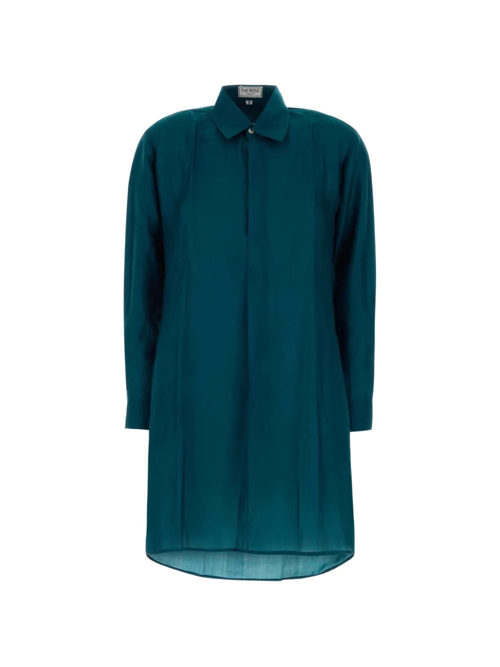 THE ROSE IBIZA Reynal silk shirt mini dress