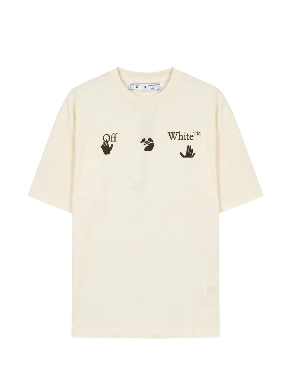 Off-White graphic-print T-shirt - Toni neutri
