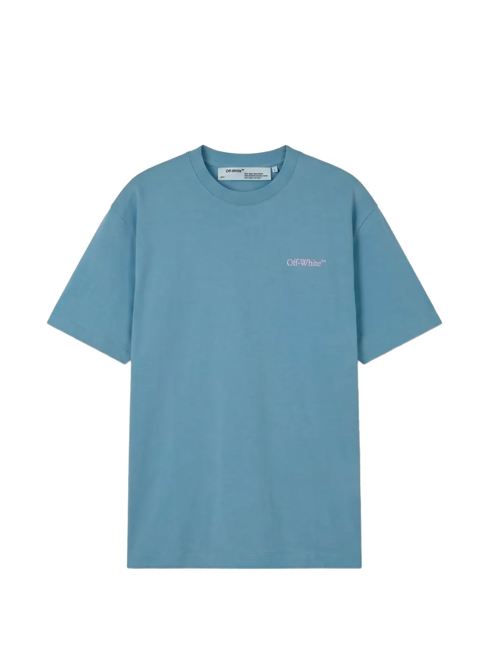 Off-White logo-print Arrows T-shirt - Blu