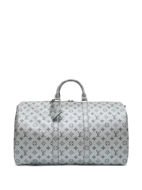 Louis Vuitton Pre-Owned 50 Monogram metallic keepall bandouliere holdall