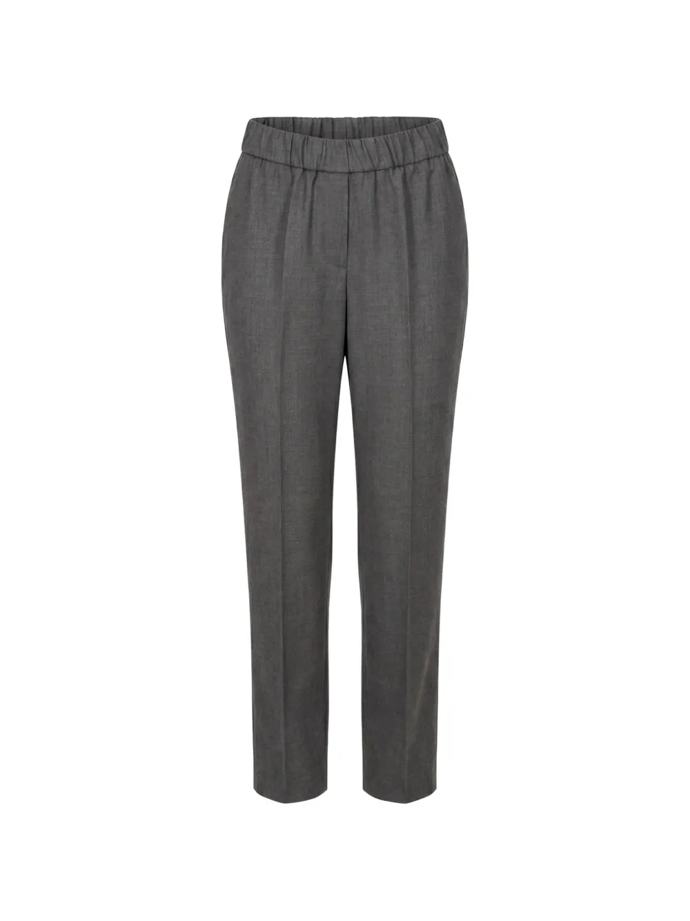Peserico elasticated-waistband tailored trousers - Grigio
