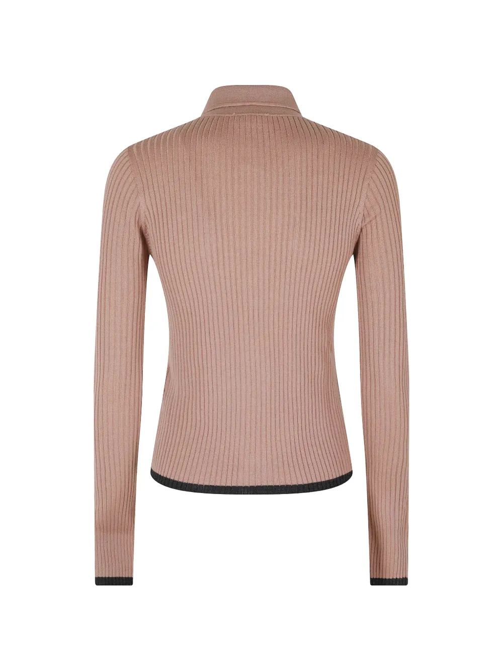 Roberto Collina Ribgebreid vest Roze