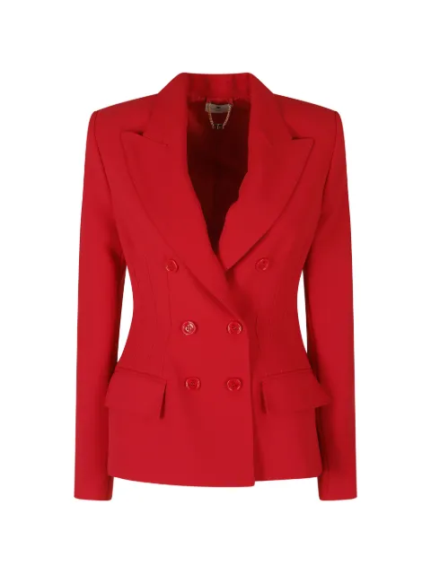 Elisabetta Franchi blazer con solapas de pico y doble botonadura