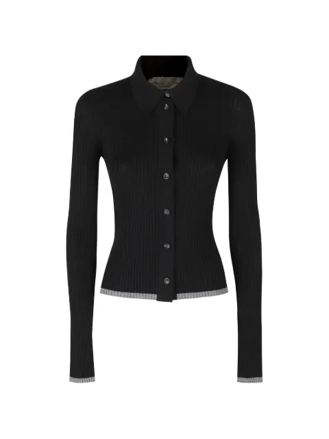Roberto Collina ribbed-knit button-up cardigan