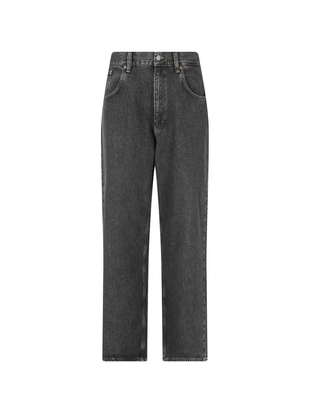 Sunflower stonewashed straight-leg jeans - Nero
