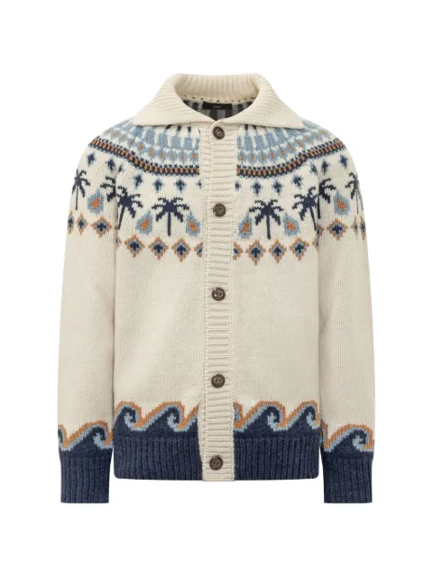Alanui Sweet Winter jacquard-knit cardigan