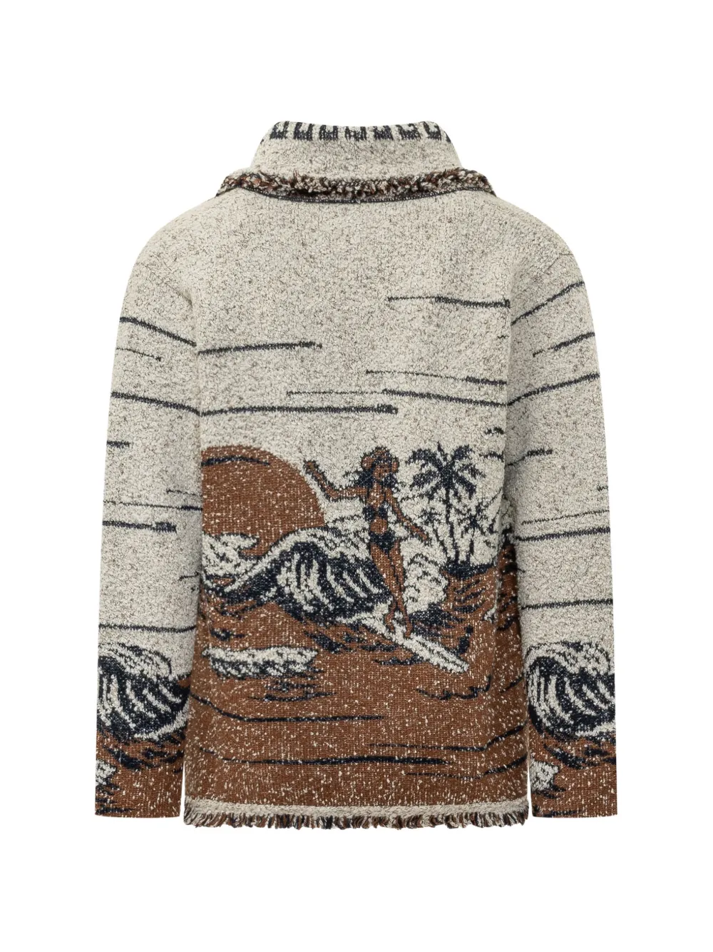 Alanui Vest met franje afwerking Beige