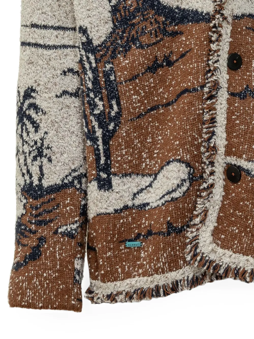 Alanui Vest met franje afwerking Beige