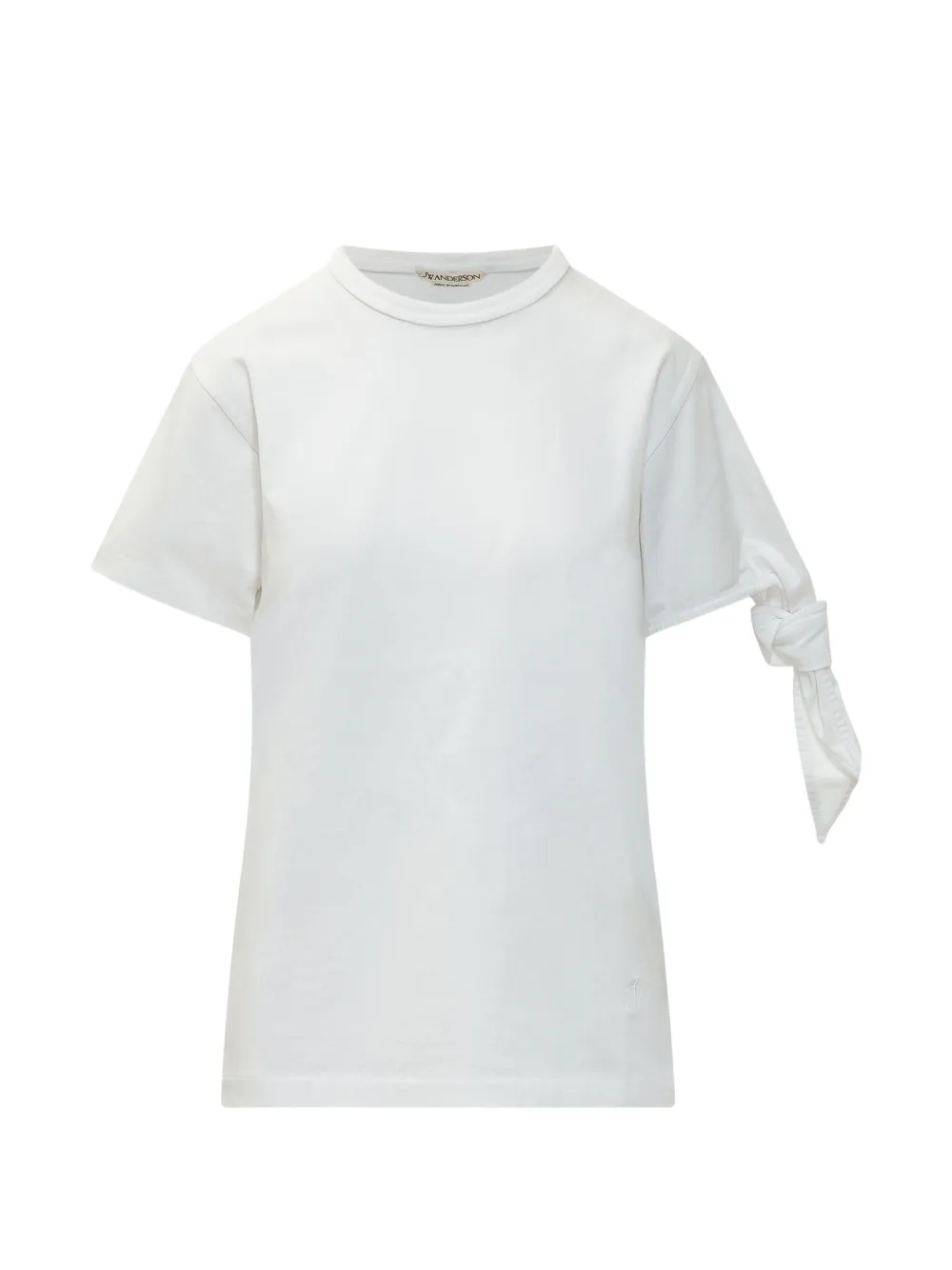 JW Anderson knot-detail T-shirt - Weiß
