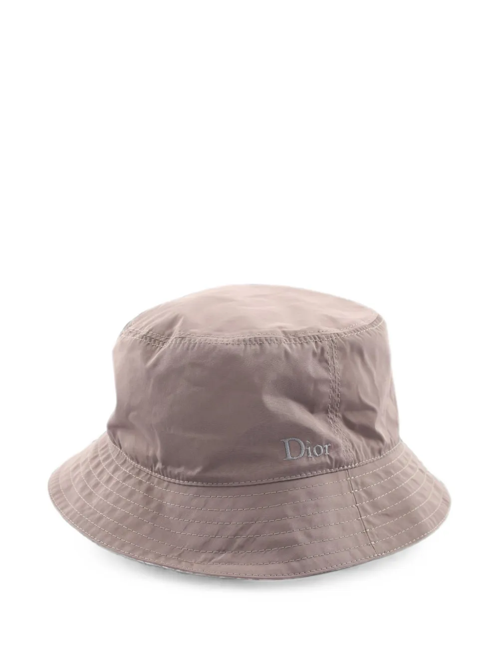 Christian Dior Pre-Owned 2010s Oblique reversible bucket hat - Grigio