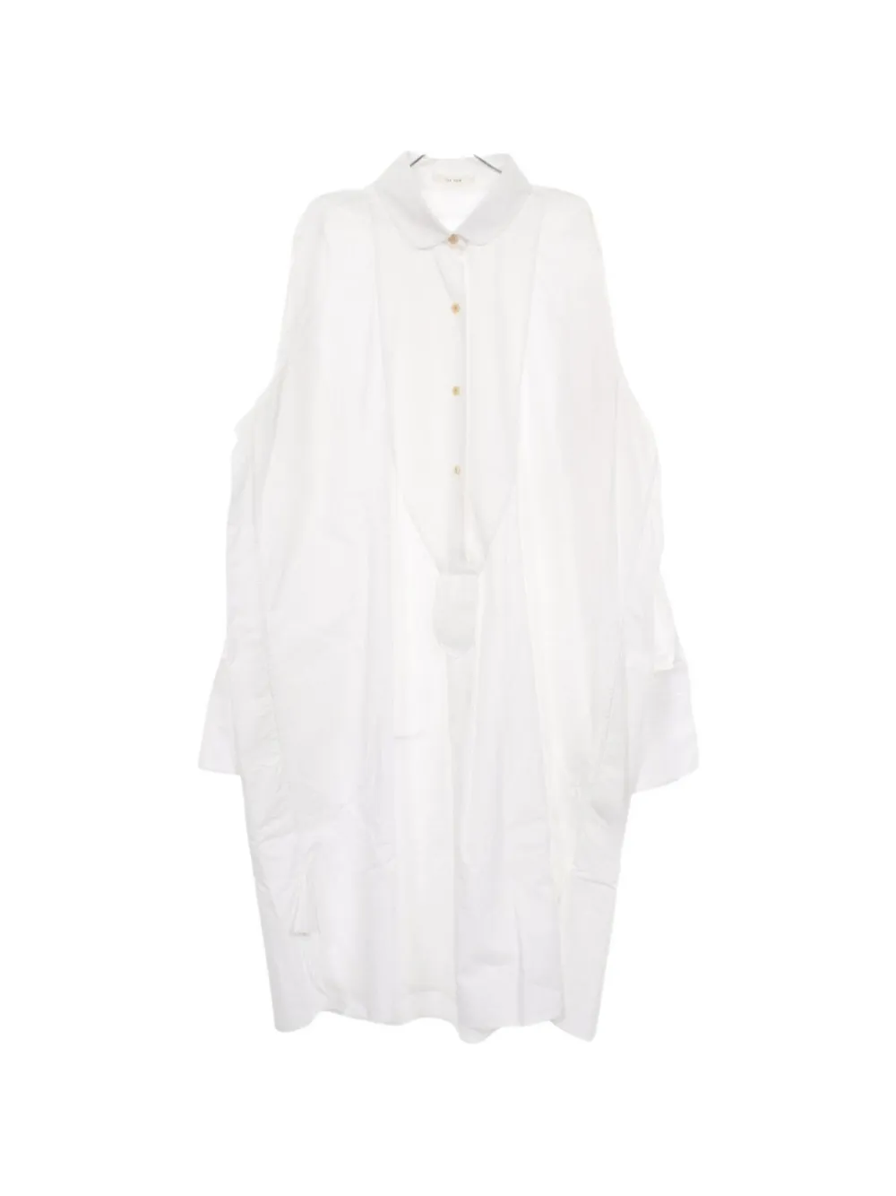 The Row Pre-Owned 2000s midi shirt dress - Bianco