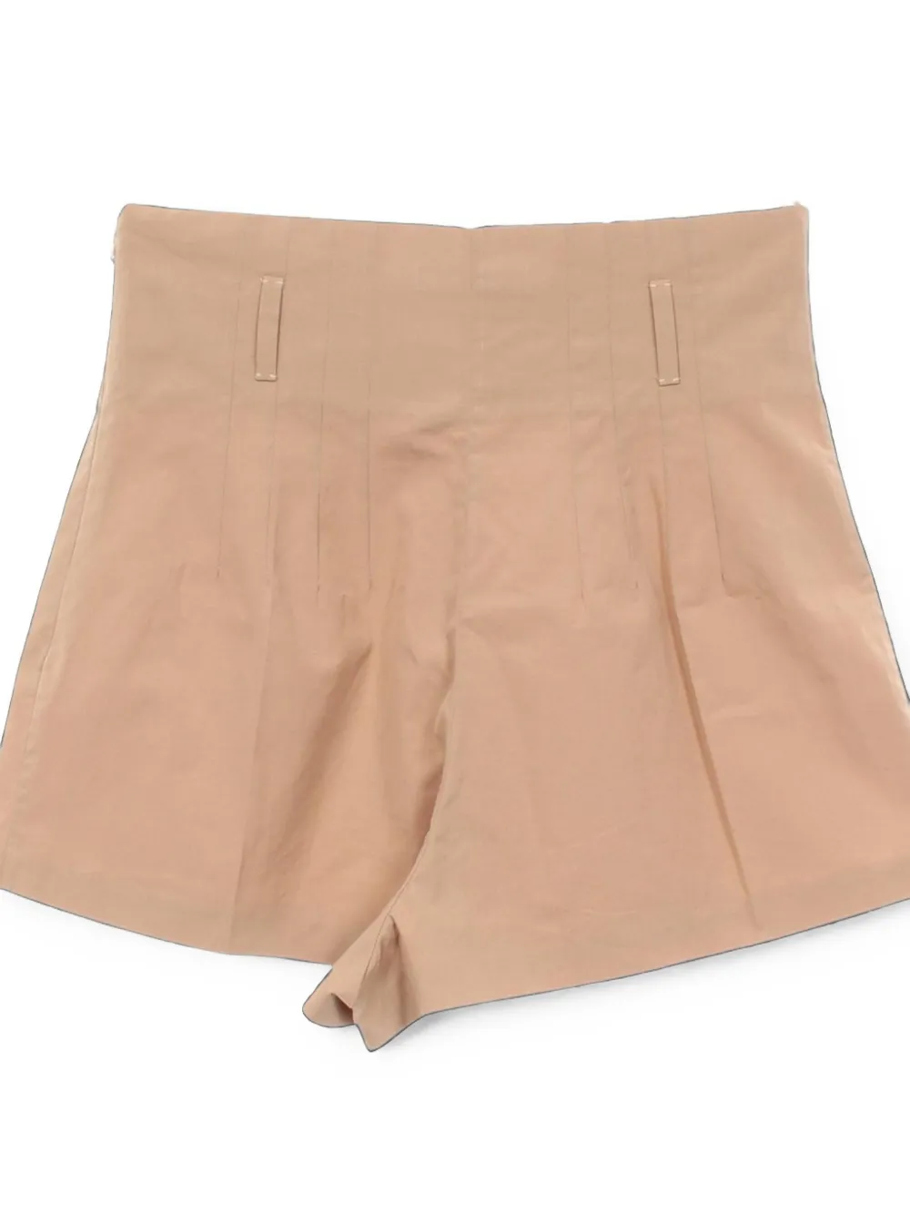 Prada Pre-Owned Shorts in popeline anni 2010 - Toni neutri