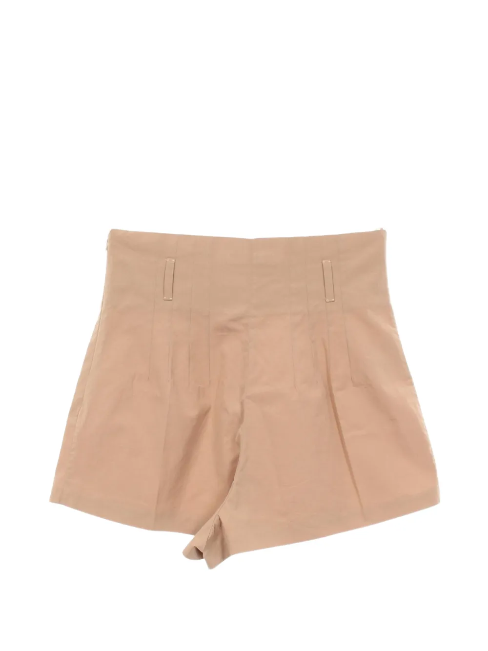 Prada Pre-Owned Shorts in popeline anni 2010 - Toni neutri