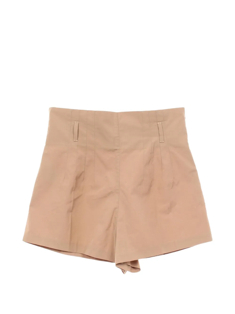 Pre-owned Prada 2010s Poplin Shorts In Neutrals