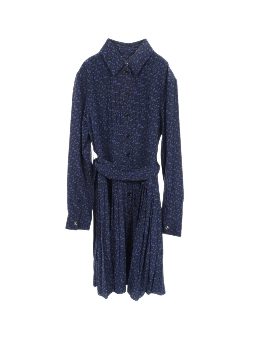 Burberry Pre-Owned 2010s TB Kleid mit Monogramm - Blau