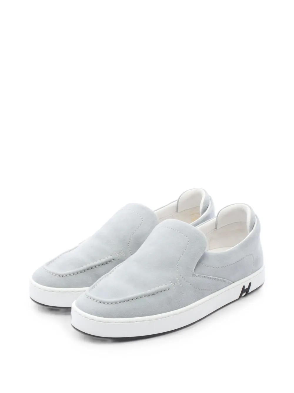 Hermès Pre-Owned 2010s Kiddie Sneakers aus Wildleder - Grau