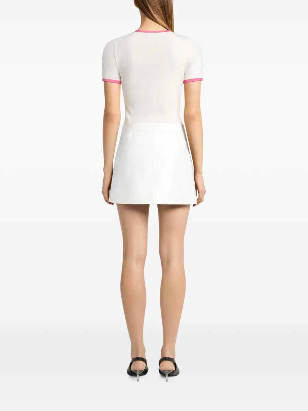 Courrèges Vinyl rok Wit