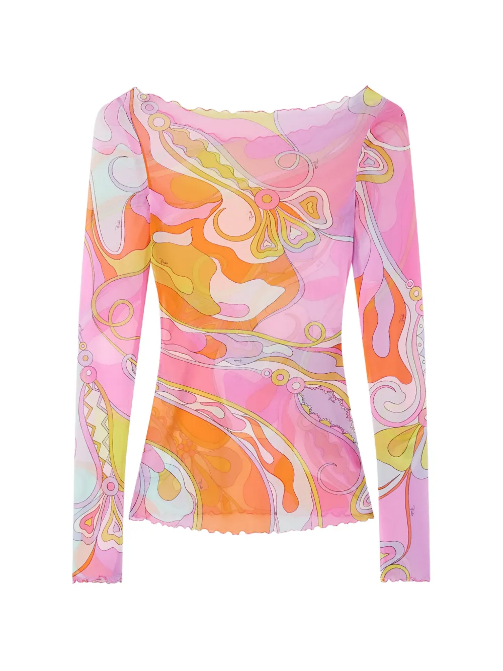 PUCCI Top con stampa Iride - Rosa